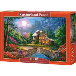 Castorland Castor 1000 el. Ferienhaus im Mondgarten (1000 Teile)