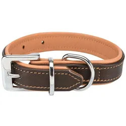 TRIXIE Hunde-Halsband Halsband braun/hellbraun braun Größe: XS-S Maße: 21-32 cm / 25 mm