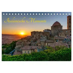 CALVENDO Wandkalender Italienische Momente (Tischkalender 2026 DIN A5 quer), CALVENDO Monats 21.0 cm x 1 cm x 14.8 cm