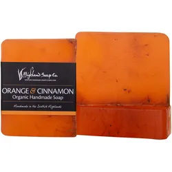 Highland Soap Organic Glycerine Soap 150g Sweet Orange & Cinnamon - 0.15 kg
