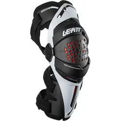 Leatt Z-Frame Lines Knieprotektoren, weiss, Größe S für Männer