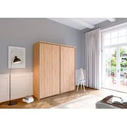priess Schwebetürenschrank Arnsberg braun 187 cm x 211 cm x 64,5 cm