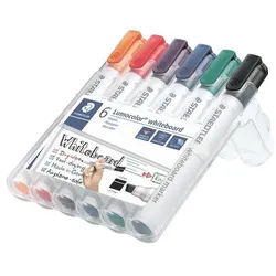 Staedtler 6er-Pack Whiteboard-Marker »Lumocolor 351 B«