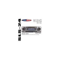 Caliber RCD120 FM RDS "Retro Look" Radio mit CD / MP3 / USB / SD / MMC / WMA Autoradio Chrome Finish