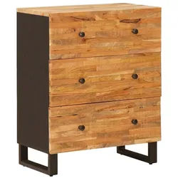 vidaXL Kommode 60 x 33 x 75 cm Kommode Aufbewahrungs-Sideboard braun