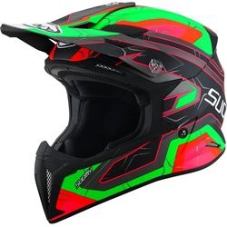 Suomy X-Wing Subatomic Motocross Helm, schwarz-grün, Größe M