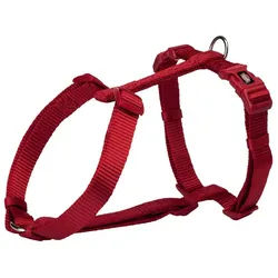 TRIXIE Hunde-Geschirr Premium H-Geschirr rot rot Größe: XS-S Maße: 30-40 cm / 10 mm