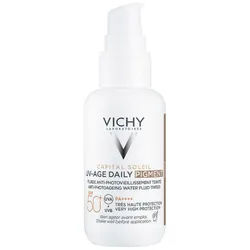 Vichy Körperpflegemittel CAPITAL SOLEIL UV-AGE DAILY getöntes Schutzfluid SPF50+ Medium 40ml