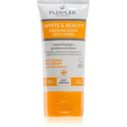 FlosLek Pharma White & Beauty Tagescreme gegen Pigmentflecken SPF 50+ 30 ml
