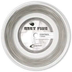 IsoSpeed Tennissaite Grey Fire (Haltbarkeit+Kontrolle) grau 200m Rolle