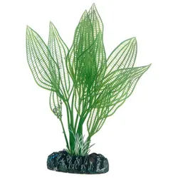 HOBBY Aquariendeko Aponogeton 16 cm - künstliche Aquariumpflanze grün