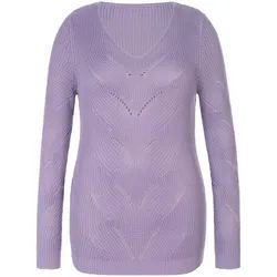 Le pull Anna Aura violet