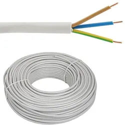 Installationsleitung NYM-J 3 x 2,5 mm2 - Farbe grau - Rolle je 50 m ** 1m/1,31 EUR