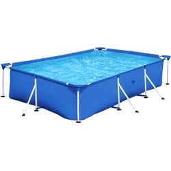 Bestway Frame Pool STEEL PRO eckig 300 x 201 x 66 cm blau