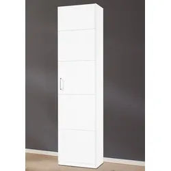 priess Kleiderschrank Bilbao Türanschlag links oder rechts weiß 48 cm x 193 cm x 54 cm