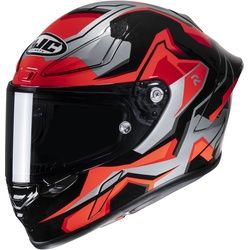 HJC RPHA 1 Nomaro Helm, schwarz-grau-rot, Größe S