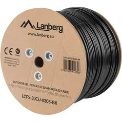 LBGLCF530C0305BK - Cat.5e Verlegekabel, F-UTP, schwarz, 305 m