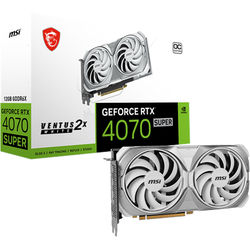 GeForce RTX 4070 SUPER VENTUS 2X OC WHITE - 12GB GDDR6X RAM - Grafikkarte