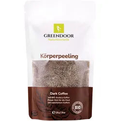 Greendoor Körperpeeling Dark Coffee 220 g