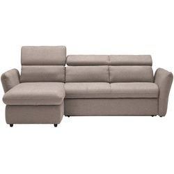 Stylife Ecksofa , Hellgrau , Textil , Ottomane links, L-Form , 240x172 cm , Stoffauswahl, seitenverkehrt erhältlich , Wohnzimmer, Sofas & Couches, Wohnlandschaften, Ecksofas