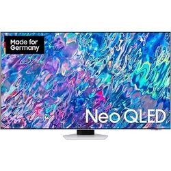 Samsung GQ85QN85BAT QLED-Fernseher (214 cm/85 Zoll, 4K Ultra HD, Smart-TV, Quantum Matrix Technologie mit Neo Quantum 4K,HDR 1500,Supreme UHD) silberfarben