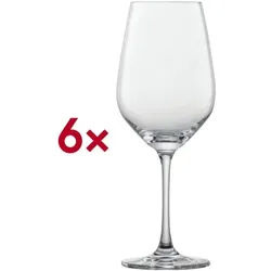 Zwiesel Glas 6x Rotweinglas mit 2 Füllstrichen »Viña« 530 ml transparent, 22.7 cm