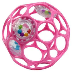 Xxxl Greifling , Pink , Kunststoff , BPA-frei, 89/686 Ewg, EN 71 , Rassel , Spielzeug, Babyspielzeug, Greiflinge & Rasseln