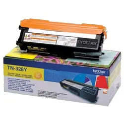 Brother Tonerpatrone TN328Y Toner gelb gelb