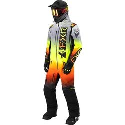 FXR Helium Lite 2023 1-Teiler Snowmobil Kombi, grau-orange, Größe S für Männer
