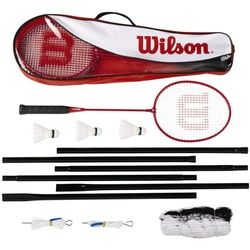 Wilson Federball-Freizeitset Tour (4x Schläger, 3x Bälle, 1x Netz, 1x Tasche)