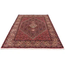 morgenland Orientteppich »Perser - Bidjar - 223 x 142 cm - rot«, rechteckig, Wohnzimmer, Handgeknüpft, Einzelstück mit Zertifikat morgenland Rot B/L: 142 cm x 223 cm