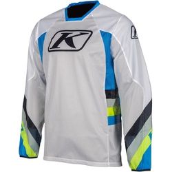 Klim Mojave 2023 Motocross Jersey, grau-blau, Größe XL für Männer