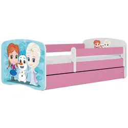 Raumhirsch Furniture Kinderbett Eisberg mit Schublade und Matratze 160/80 , Rosa , Holzwerkstoff , Rechteckig , 80x160 cm , FSC 100% , Babymöbel & Kindermöbel, Kinderzimmer & Jugendzimmer, Kinderbetten