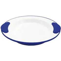 ORNAMIN Thermoteller gelb/weiß 1 Stück