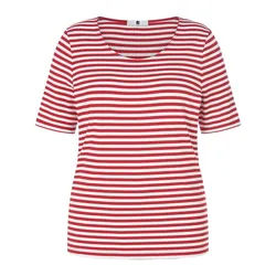 Rundhals-Shirt Anna Aura weiss