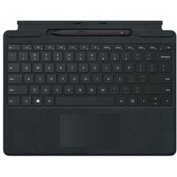 Surface Pro Signature Keyboard - keyboard - with touchpad accelerometer Surface Slim Pen 2 storage and charging tray - Belgium - black - with Slim Pen 2 - Tastaturen - Belgien - Schwarz