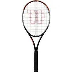 WILSON Herren Tennisschläger BURN 100 V4.0 TNS RKT, black/orange, 2
