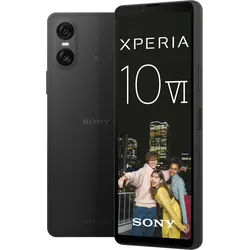 SONY Smartphone "Xperia 10 VI" Mobiltelefone schwarz Smartphone Android