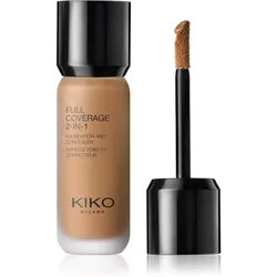 KIKO Milano Full Coverage 2-In-1 Foundation und Korrektor 2 in 1 Farbton 120 Warm Beige 25 ml