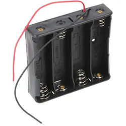 Batteriehalter für 4x 18650 Zellen mit Anschluss (4S1P)
