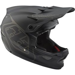 Troy Lee Designs D3 Mono Fiberlite Fahrradhelm, schwarz, Größe 2XL