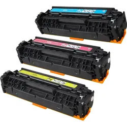 3 Kompatible Toner ersetzt HP CF370AM 305A Multipack CMY