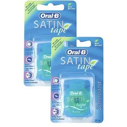 Oral-B Zahnseide 2 x Oral-B Satin Tape Zahnseide a 25m