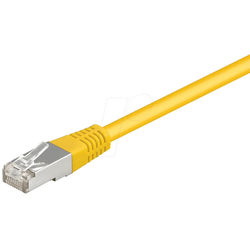 PATCHKABEL 1,5GE - 1,5m Cat.5e-Kabel, gelb, Netzwerkkabel RJ45