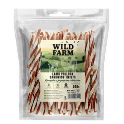WILD FARM Sandwich mit Lamm und Kabeljau 500g Hundeleckerli