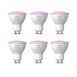 Philips Hue White & Color Ambiance GU10 350lm 6er-Set