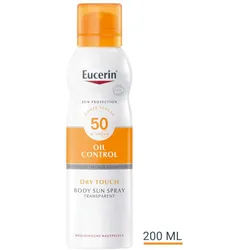 Eucerin SUN OIL CONTROL DRY TOUCH BODY SUN SPRAY TRANSPARENT LSF 50+ 200 ml Spray