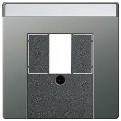 GIRA Abdeckung 0876600 BSF TAE USB System 55 Edelstahl