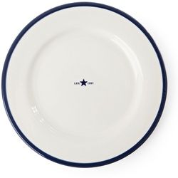 Lexington Earthenware Dessert Plate Dessertteller - blue - Ø 22 cm