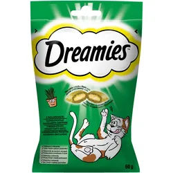 DREAMIES 60g – Leckerbissen für Katzen mit Katzenminze